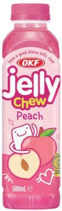 Напиток сокосодержащий OKF Jelly Chew персик 500 мл., ПЭТ