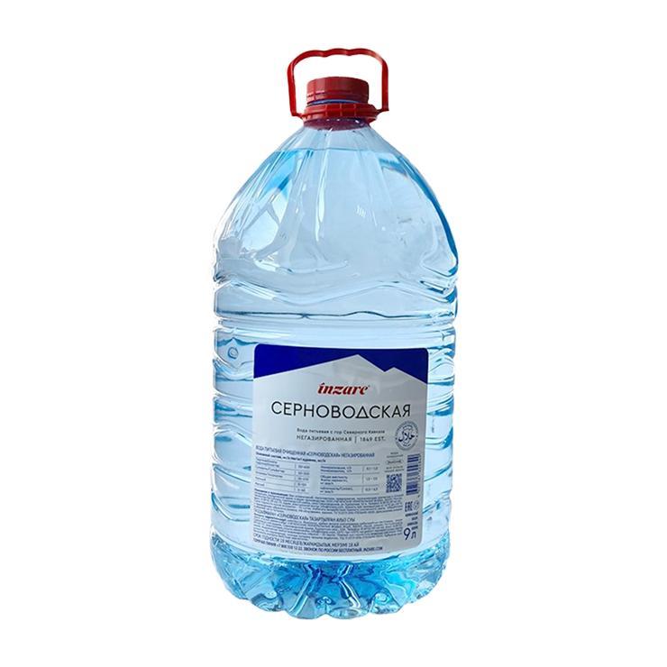 Вода негазированная Серноводская питьевая горная 9 л., ПЭТ