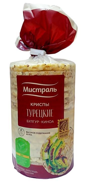 Криспы Мистраль Турецкие 110 гр., пакет