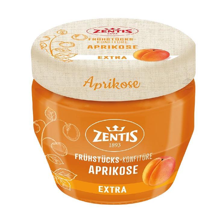 Конфитюр ZENTIS экстра из абрикосов 230 гр., стекло
