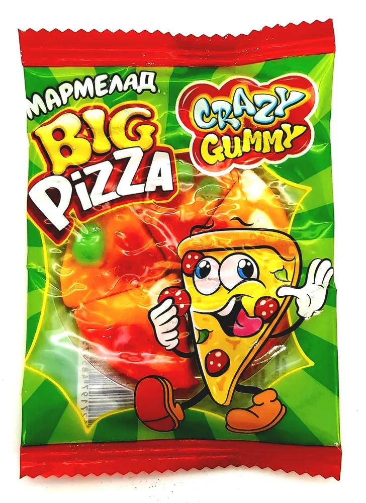 Жевательный мармелад Канди Клаб Crazy Gummy BIG CRAZY PIZZA 16 гр., флоу-пак