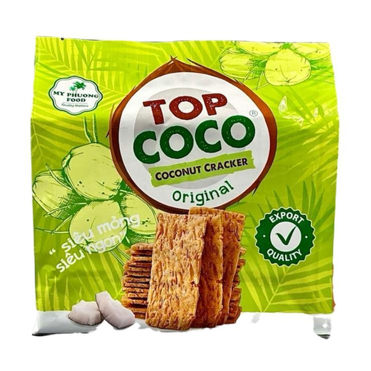 Крекеры TOP COCO кокосовые оригинальные 150 гр., дой-пак
