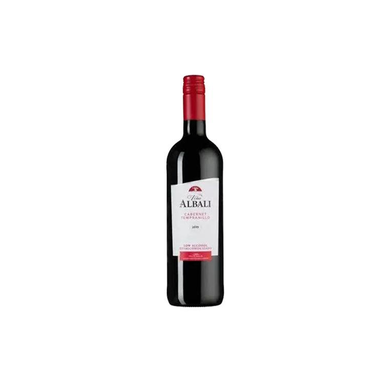 Вино VINA ALBALI cabernet tempranillo красное полусухое безалкогольное 750 мл., стекло
