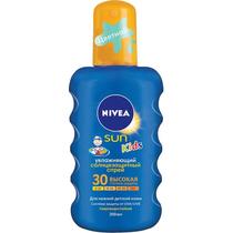 Спрей Nivea Sun солнцезащитный детский Цветной SPF30, Nivea, 200 мл., пэт