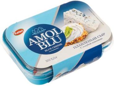 Сыр плавленый с голубой плесенью ж.51%, Kalleh Amol Blu, Иран, 175 гр., Пластиковый контейнер