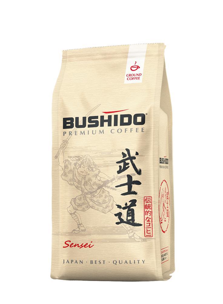 Кофе молотый Bushido Sensei 227 гр., флоу-пак