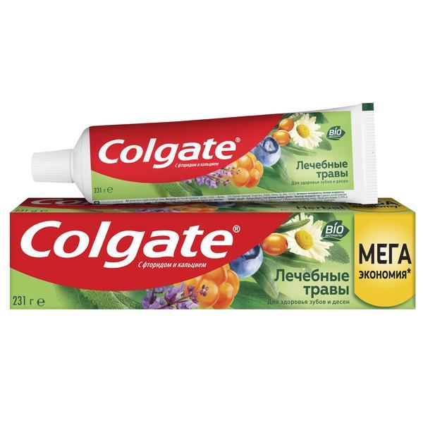 Зубная паста Colgate Лечебные травы, 150 мл., картонная коробка