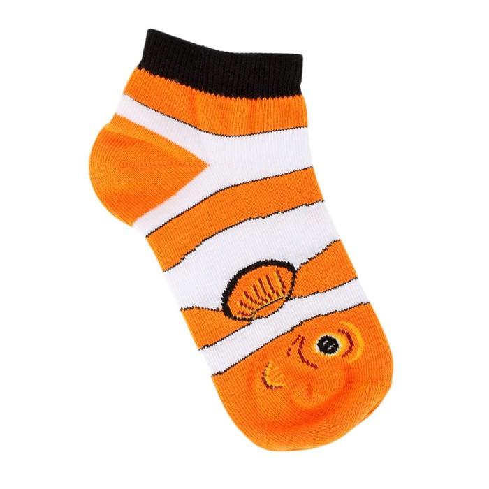 Детские носки OMSA kids Calzino (рыбки) Orange /31-34/8-10лет/