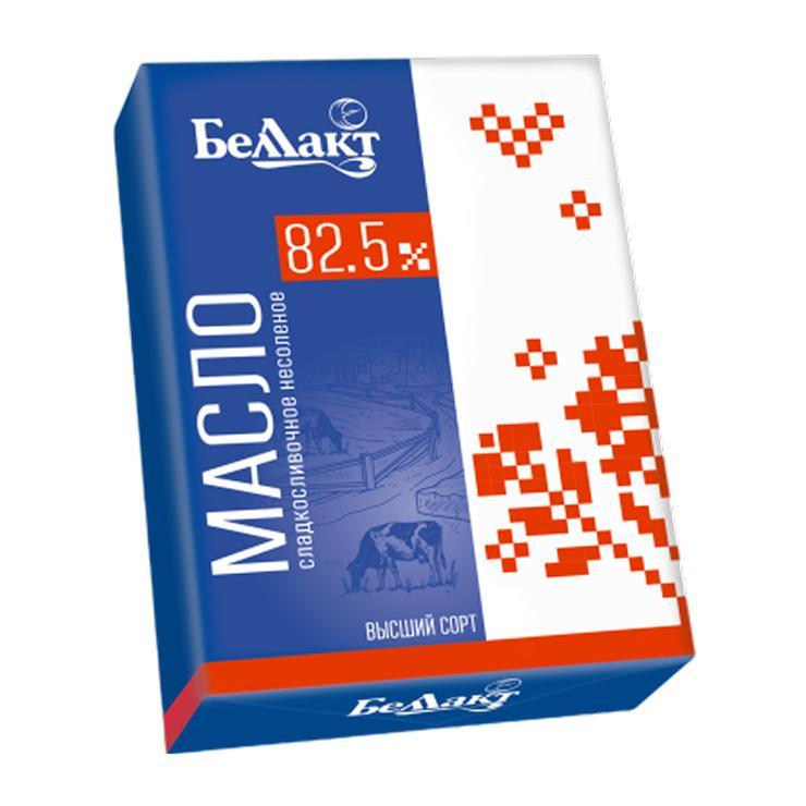 Масло сливочное Беллакт сладкое 82,5% 180 гр., фольга