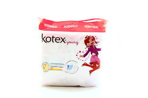 Гигиенические прокладки Kotex Young Normal сетчатые 10шт.