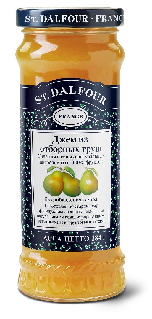 Джем St.Dalfour Отборная Груша 100% фруктов без сахара, 284 гр., стекло