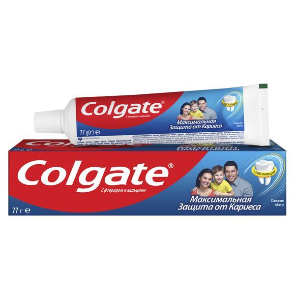 Зубная паста Colgate Максимальная защита от кариеса 50 мл., туба