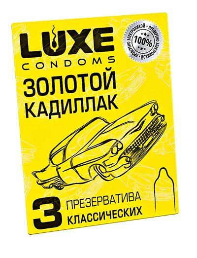 Презервативы Luxe Золотой кадиллак, картон