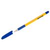 Ручка шариковая OfficeSpace Yellow Stone, синяя, 0,7мм, грип, штрихкод