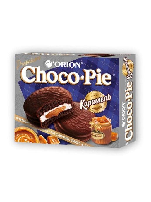 Печенье Choco Pie Caramel Карамель 360 гр., картон