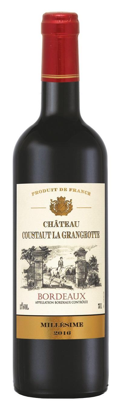 Вино Шато Кусто ля Гранжот красное сухое  Франция 750 мл., стекло