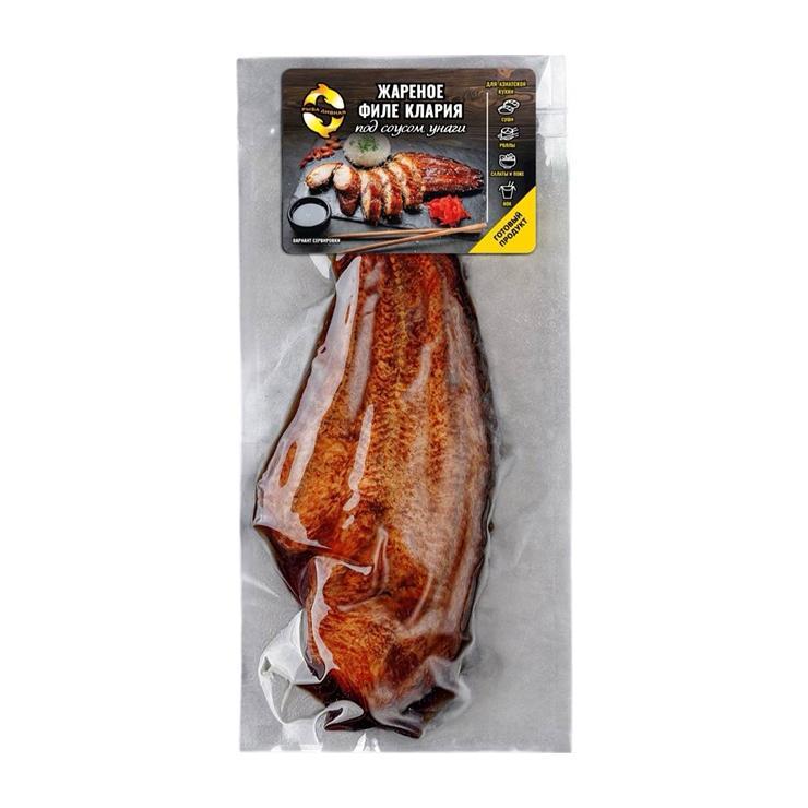 Филе клариевого сома Рыба дивная жареное под соусом унаги охлажденное 320 гр., вакуум