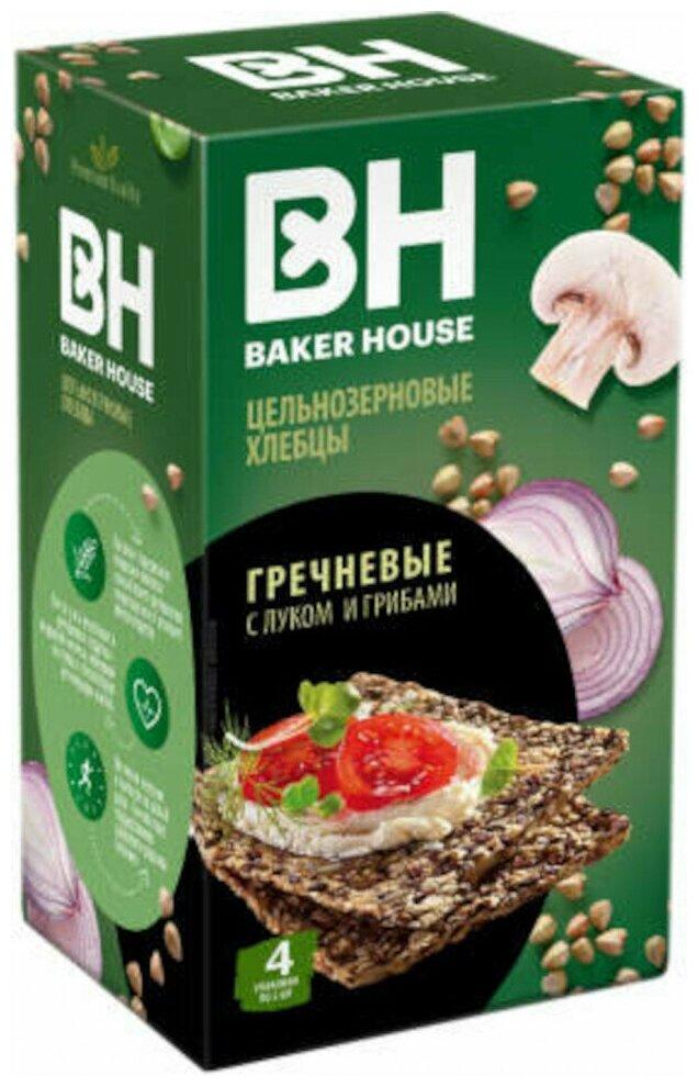 Хлебцы цельнозерн. Скандинавские гречневые Baker House 180 гр., картон