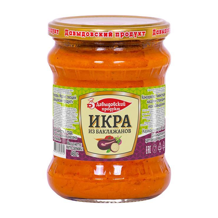 Икра Давыдовский продукт из баклажанов 460 гр., стекло
