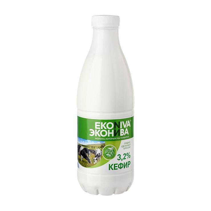 Кефир ЭкоНива 3,2% 1 л., ПЭТ