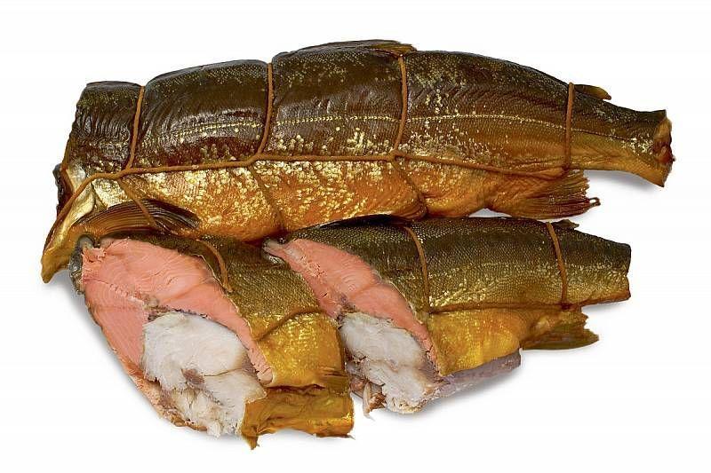 Рулет из горбуши со скумбрией горячего копчения 1 кг., крафт