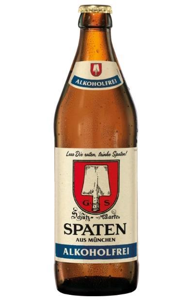 Пиво безалкогольное Spaten Munchen Helles Lager Германия 500 мл., стекло