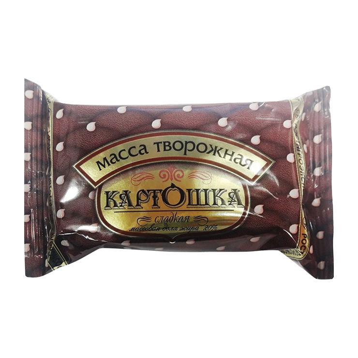 Масса творожная А.Ростагрокомплекс картошка 20% 100 гр., флоу-пак