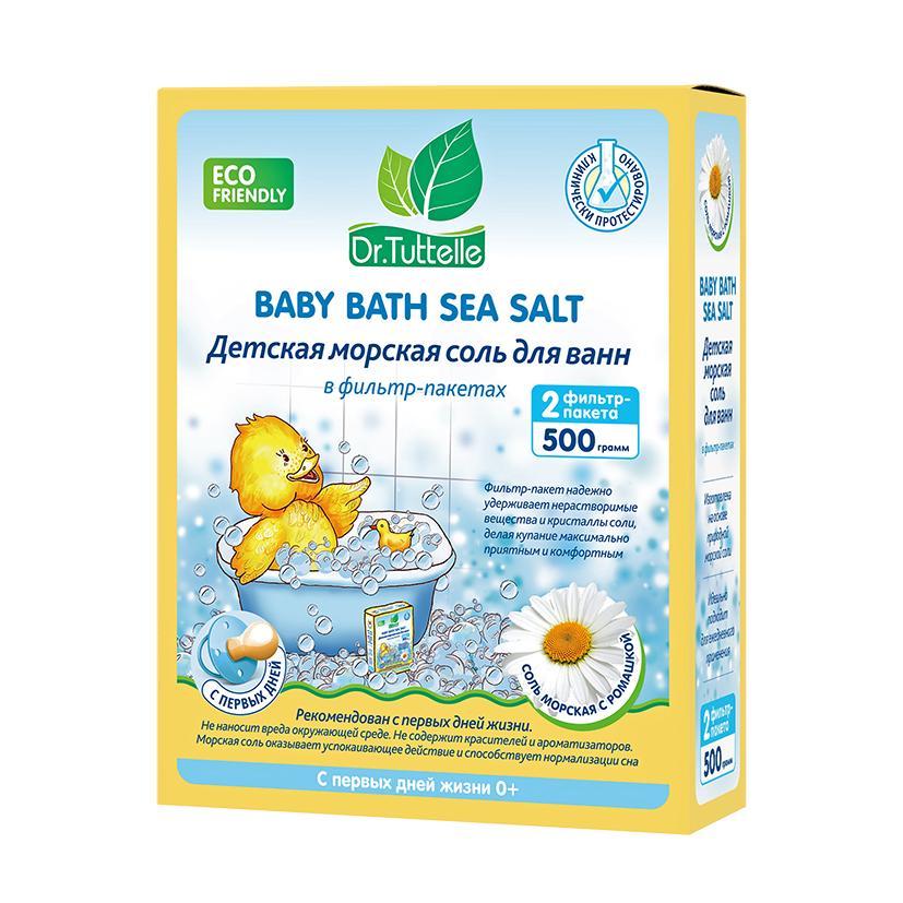 Соль для ванн Dr.Tutelle морская с Ромашкой 500 гр., картон