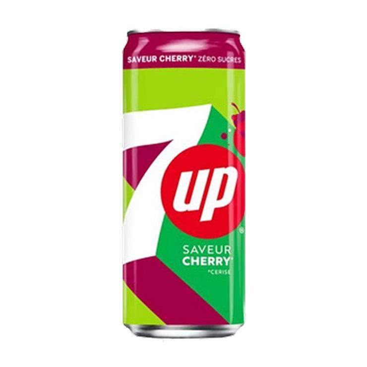 Напиток газированный 7 UP вишня 330 мл., ж/б