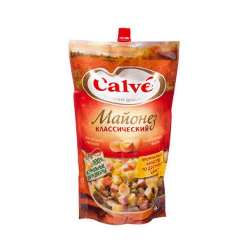 Майонез Calve классический 50% 200 гр., дой-пак
