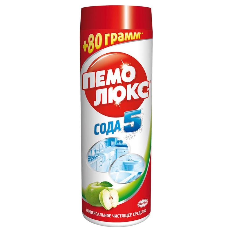 Средство чистящее Пемолюкс Сода 5 Яблоко, 480 гр., ПЭТ