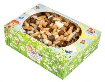 Печенье Ванюшкины Сладости Грибочки, 3 кг., картон