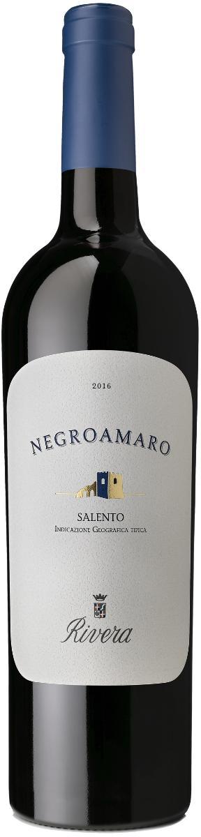 Вино Rivera Negroamaro Salento красное сухое 13,5% Италия