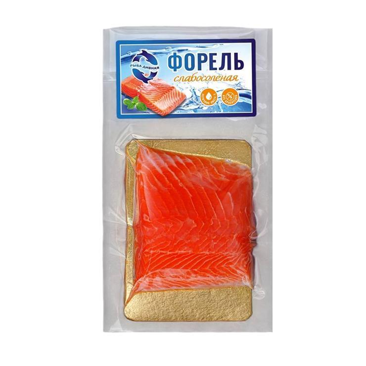 Форель радужная Рыба дивная филе слабосоленая охлажденная 140 гр., вакуум