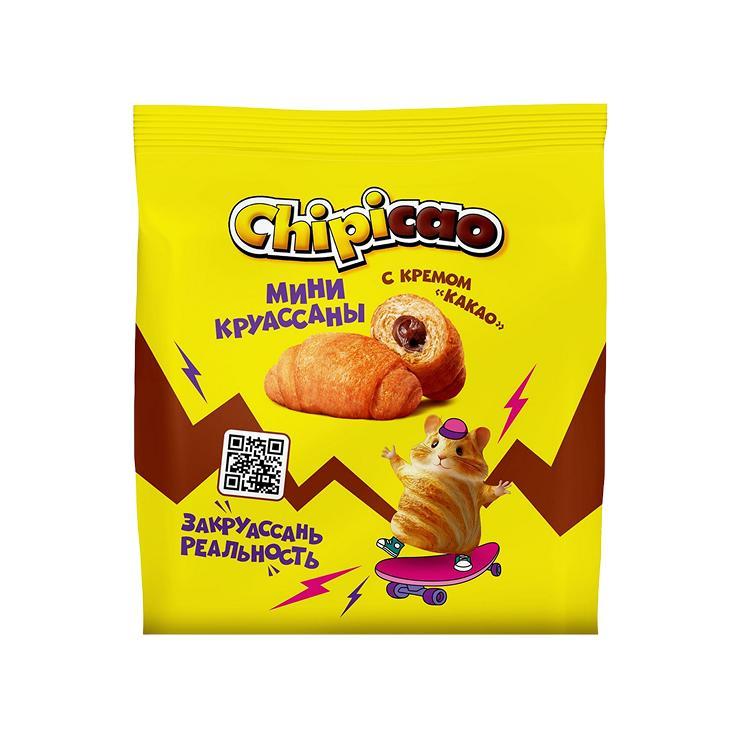 Мини круассаны Chipicao с кремом какао 50 гр., флоу-пак