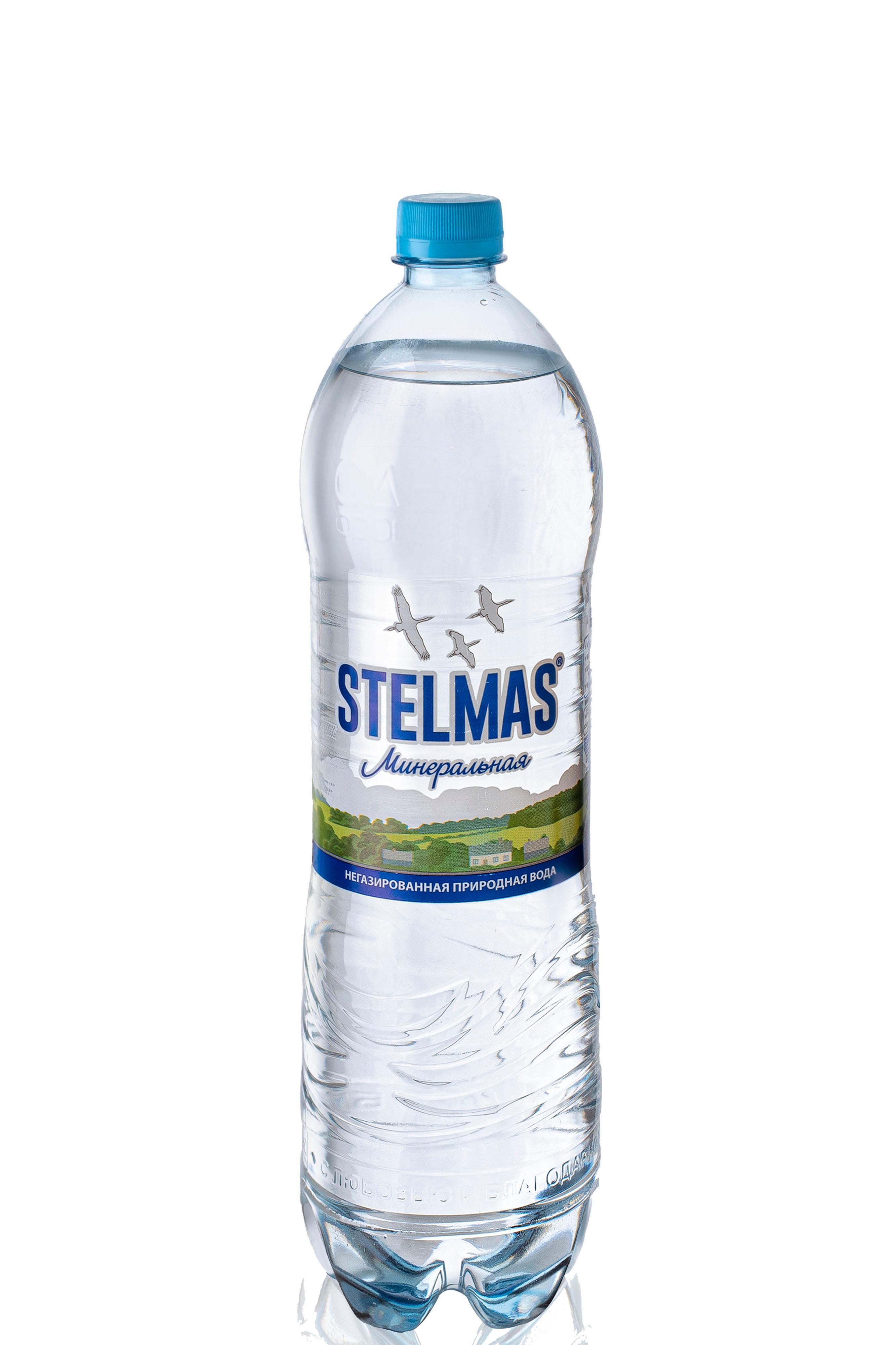 Вода негазированная Stelmas минеральная 1,5 л., ПЭТ
