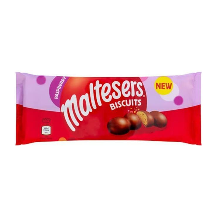 Печенье Maltesers biscuits малина 110 гр., флоу-пак