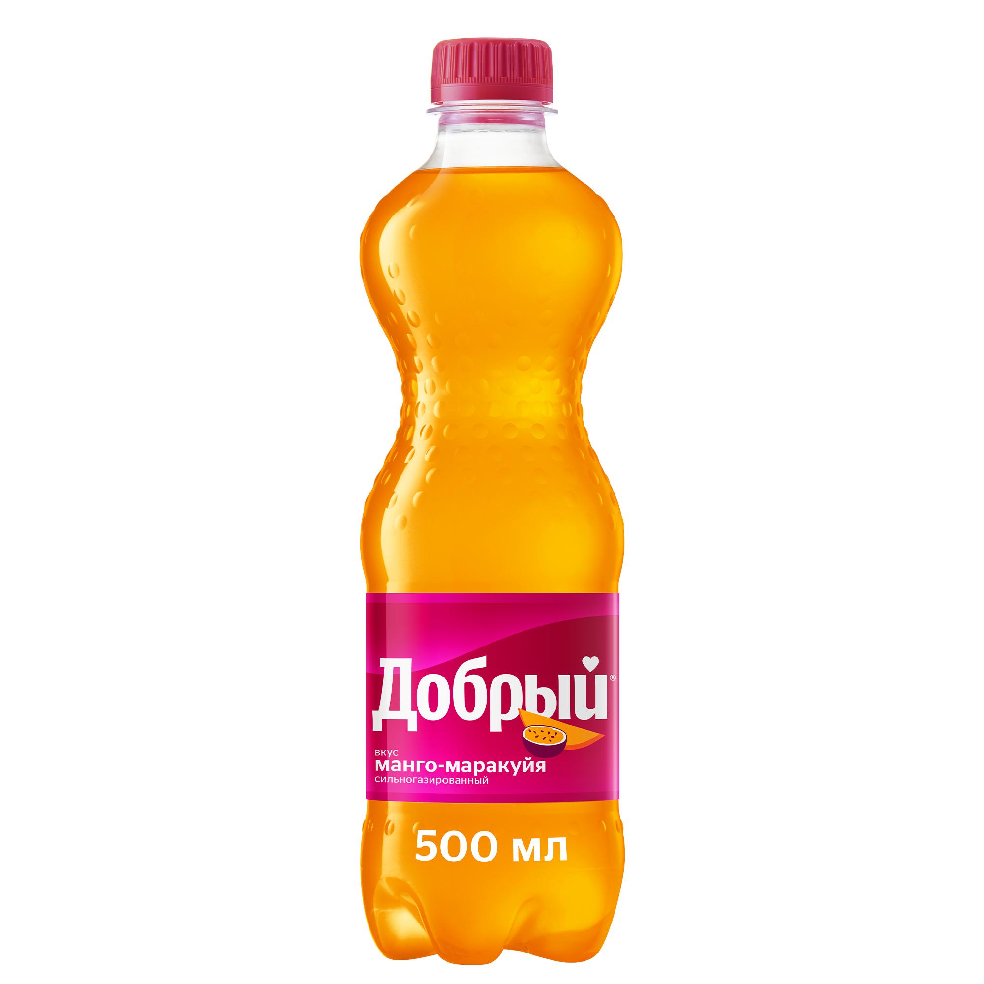 Напиток газированный Добрый манго маракуйя 500 мл., ПЭТ
