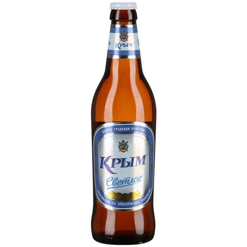 Пиво Крым светлое 4,4% 450 мл., стекло