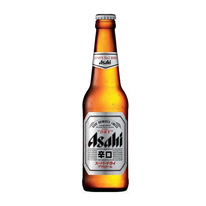 Пиво Asahi super dry, 330 мл., стекло