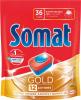 Таблетки Somat Gold для посудомоечной машины 36 штук., дой-пак