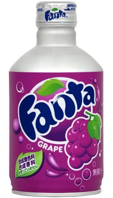 Напиток газированный Fanta Grape Япония 300 мл., ж/б