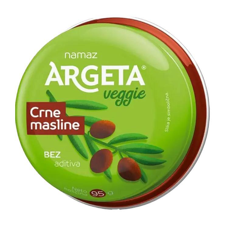 Паштет овощной Argeta Veggie из нута с маслинами 95 гр., ж/б