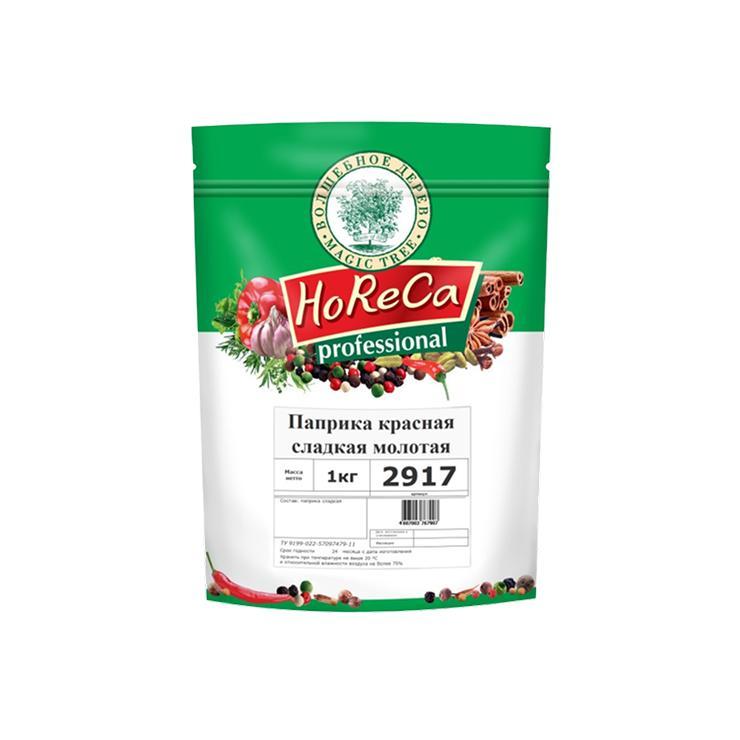 Приправа HoReCa паприка красная сладкая молотая 1 кг., дой-пак