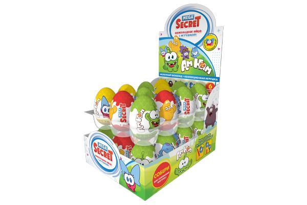 Яйцо с игрушкой Mega Secret Ам Ням 20 гр., обертка