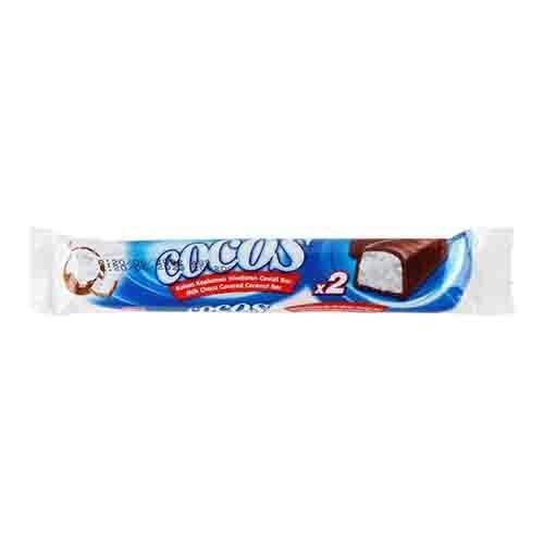 Батончик COCOS в молочном шоколаде с кокосом 48 гр., флоу-пак
