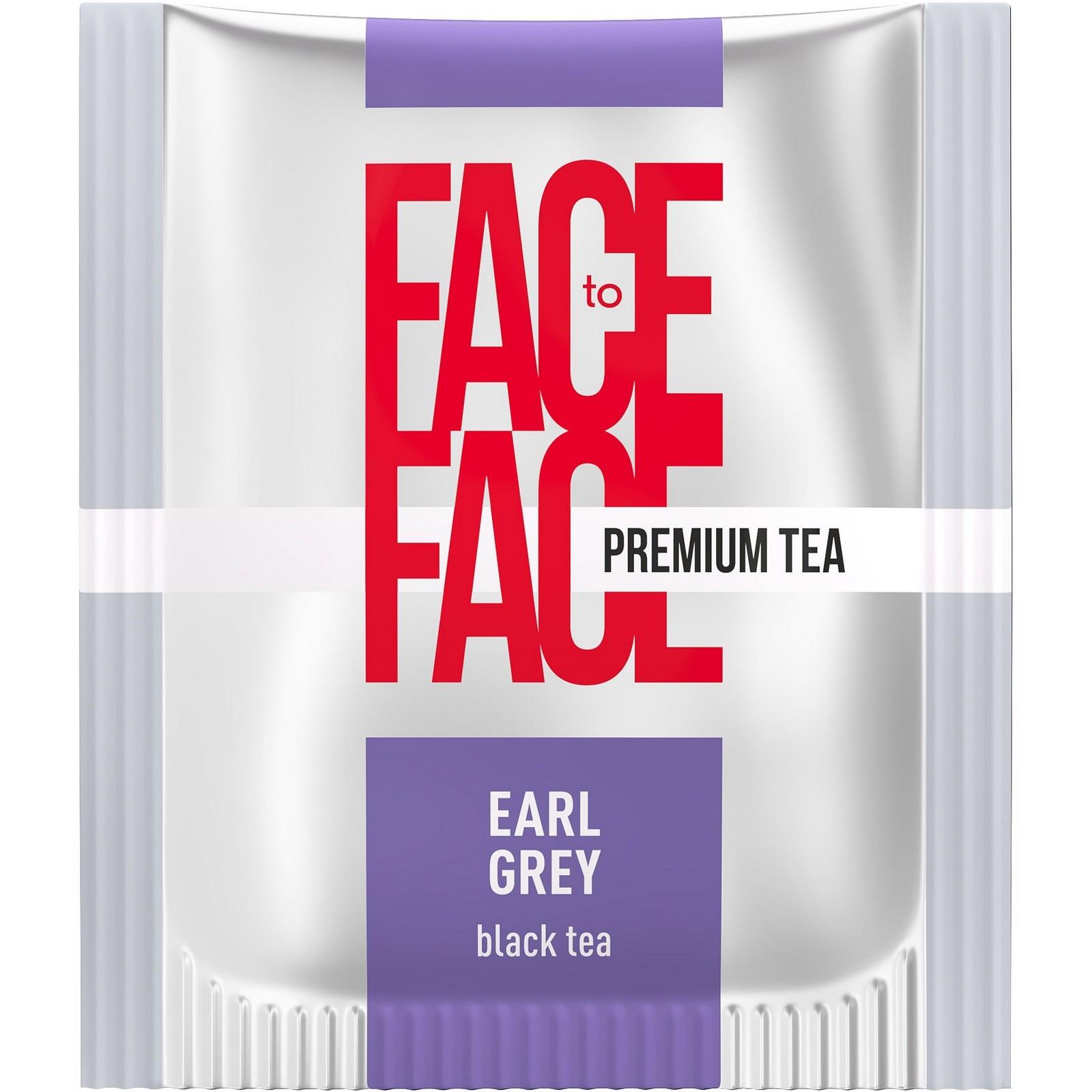 Чай черный Face to Face Earl Grey 200 пак. 300 гр., картон