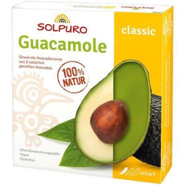 Вкусный крем Solpuro Guacamole с авокадо, помидорами, солью