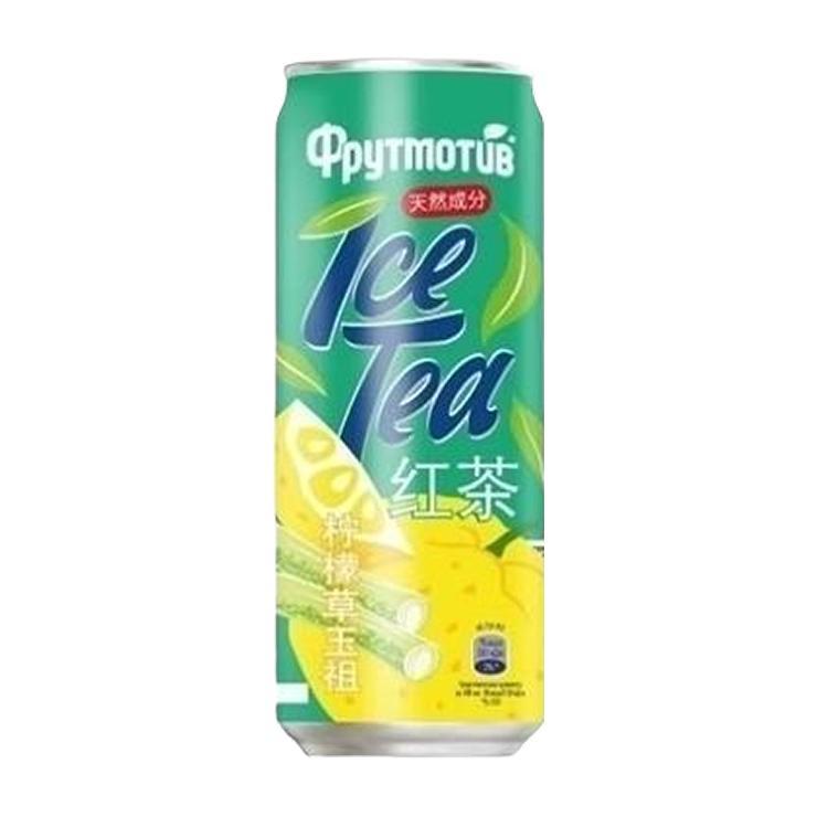 Чай холодный Ice Tea Фрутмотив черный лемонграсс и юзу 330 мл., ж/б