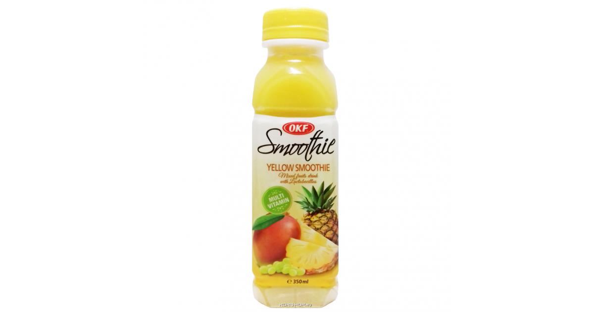 Напиток сокосодержащий  OKF Smoothie Yellow Smoothie мультивитаминный, 500 мл., ПЭТ